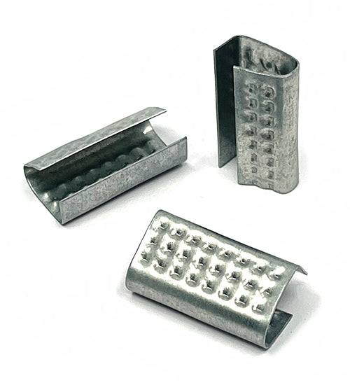 Sellos Metálicos 1/2 Punzonados para PP PET Caja 1 kg