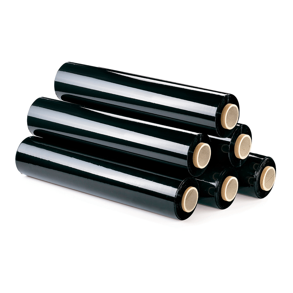OFITURIA Film Embalar Elástico Negro Para Embalar, Rollo De Plástico