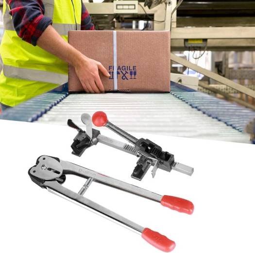 PACK PP 2 EMBÁLATE (2 Rollos de Zuncho 1.800 c/u, Tensador, Tenaza, sellos más REGALO de protección)