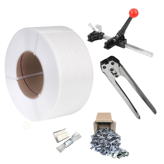 PACK PP 1 EMBÁLATE (Rollo Zuncho, Tensador, Tenaza, sellos más REGALO)