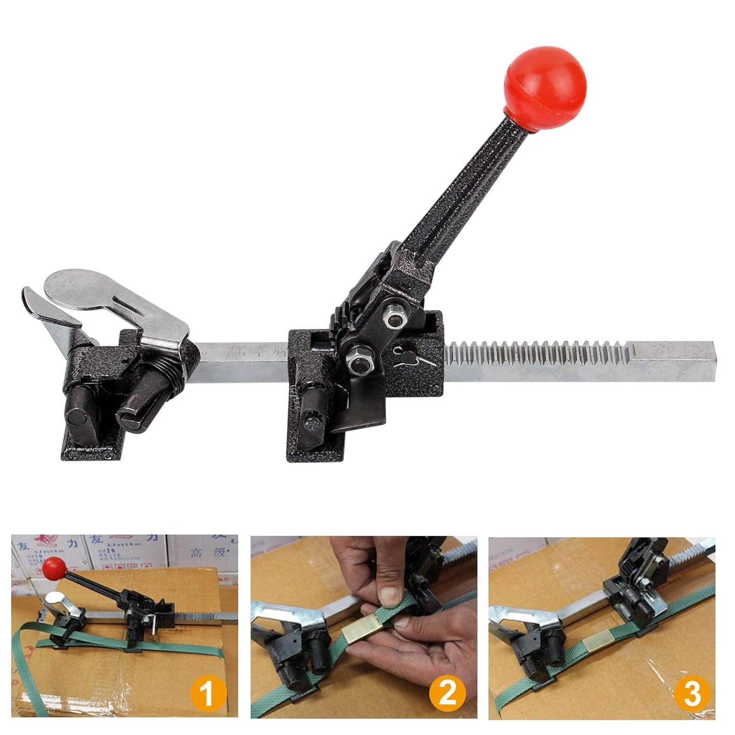 Tensador H21A para Zuncho Plástico PP y PET de 12 a 19mm