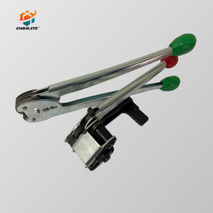 Kit Enzunchador EMBÁLATE, tensador y tenaza selladora para enzunchado de 12 y 16 mm.