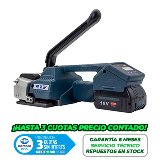Enzunchadora Semi Automática V1 a Batería para Zuncho PP/PET