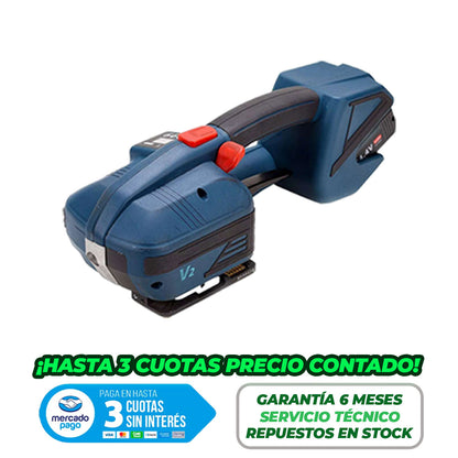 Enzunchadora Automática V2 a Batería para Zuncho PP/PET