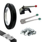PACK METÁLICO 1 EMBÁLATE (Rollo Zuncho 12,7 x 0,5 mm, Tensador, Tenaza, Sellos, más REGALO)